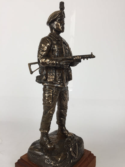 Royal Irish Ranger on Patrol Cold Cast Bronze Statue | Made in Britain
