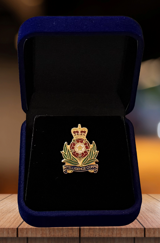 Intelligence Corps Cap Badge - Enamel Lapel Pin