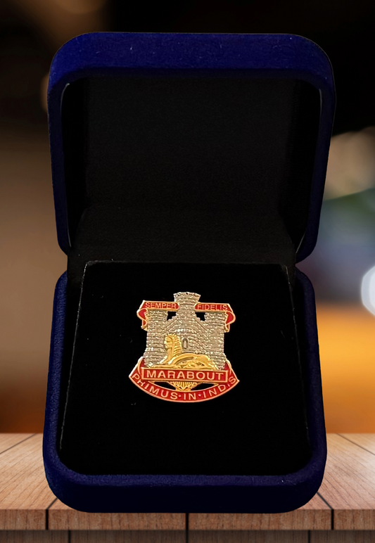 Devonshire & Dorset Regiment Crest - Enamel Lapel Pin