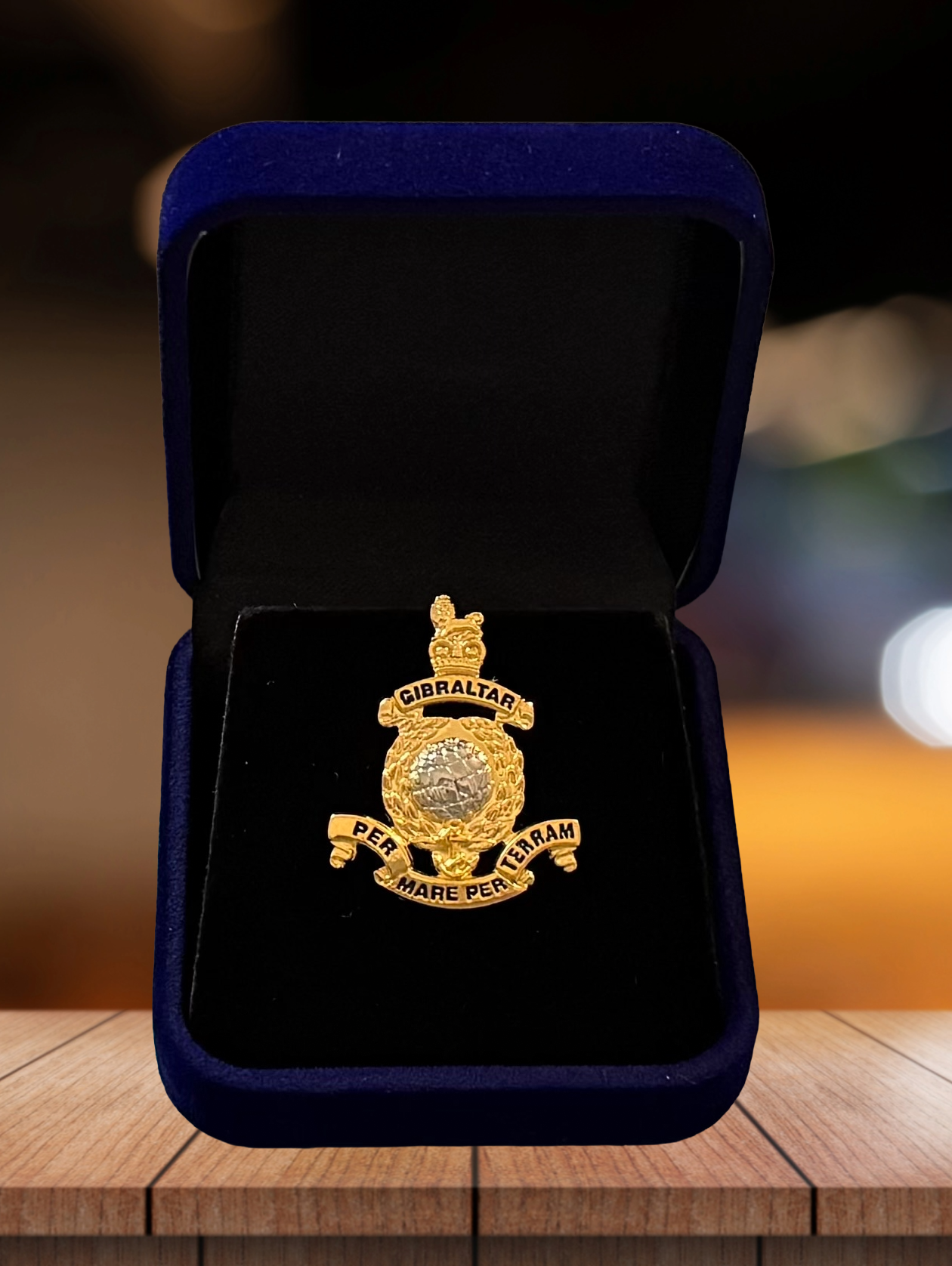 Royal Marines Corps Crest - Enamel Lapel Pin