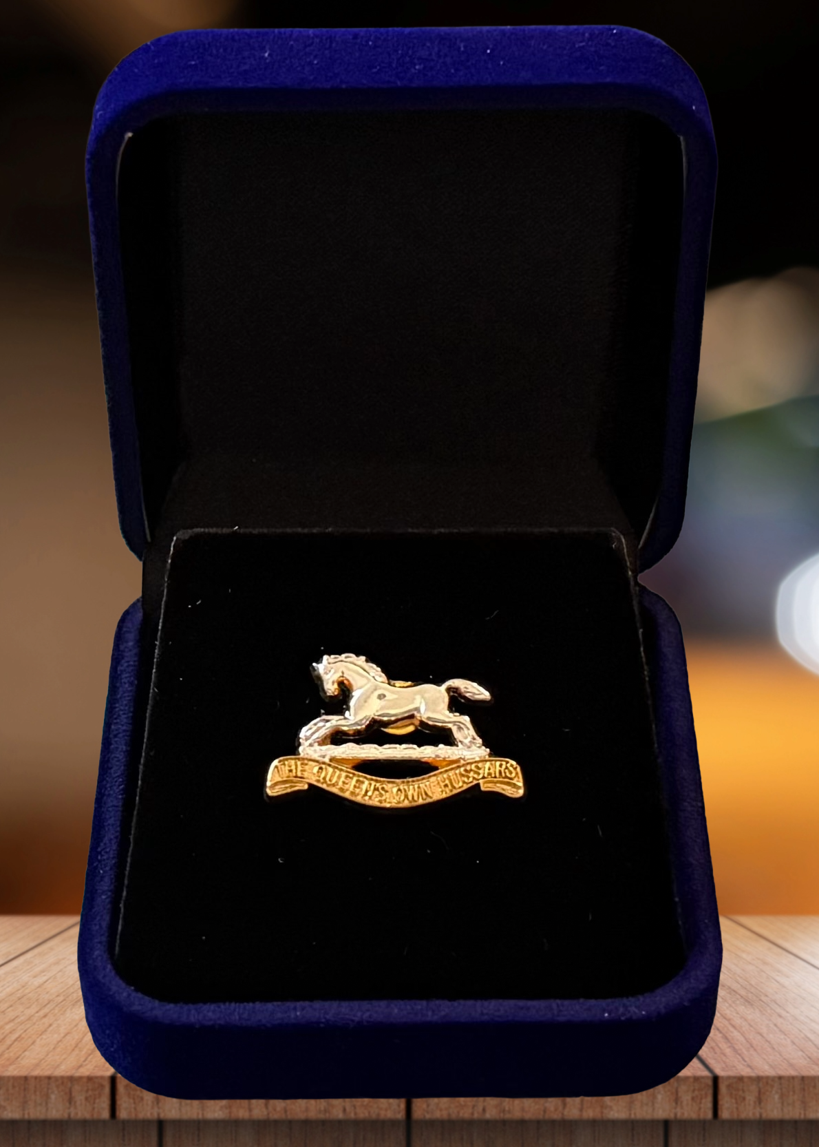 Queen's Own Hussars - Enamel Lapel Pin