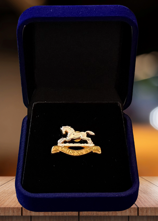 Queen's Own Hussars - Enamel Lapel Pin