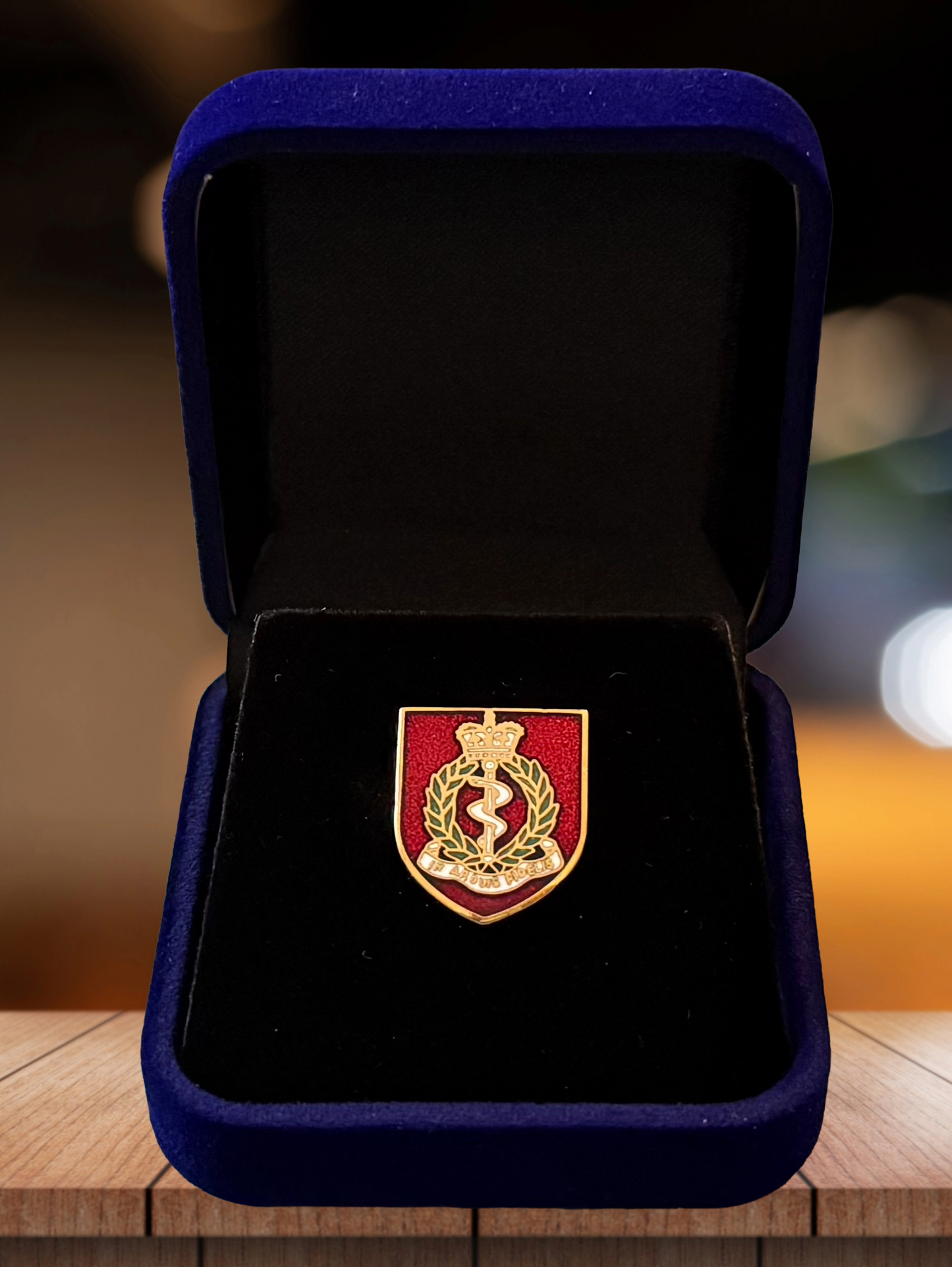 Royal Army Medical Corps Shield - Enamel Lapel Pin