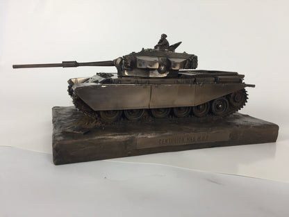 Centurion Mk5 Main Battle Tank Cold Cast Bronze Military Statue