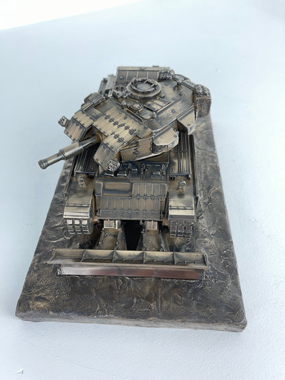 Centurion AVRE Cold Cast Bronze Military Statue | Handmade in England
