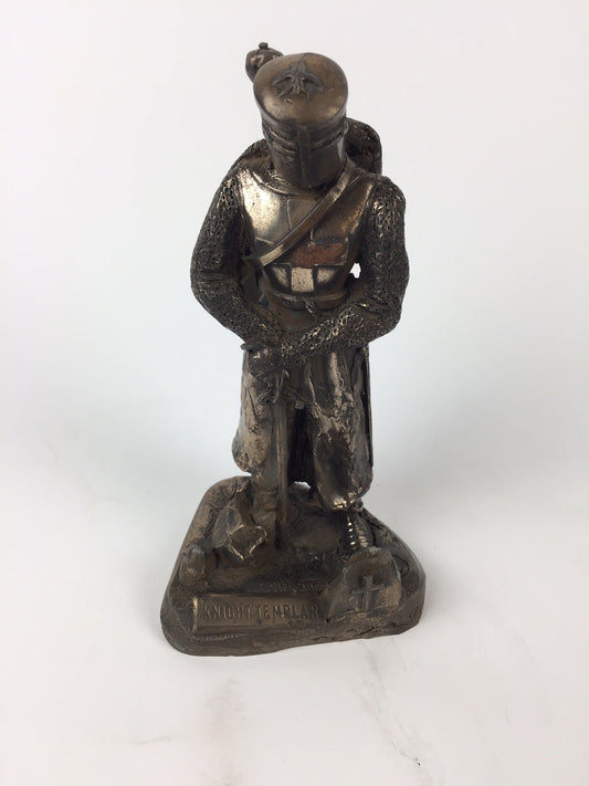 Knight Templar Standing 1120 Cold Cast Bronze Statue | Handmade in England