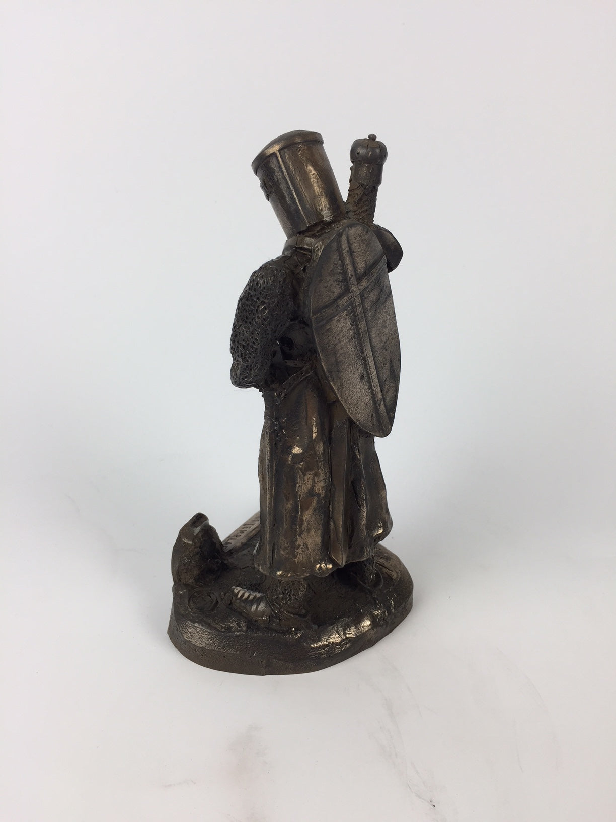 Knight Templar Standing 1120 Cold Cast Bronze Statue | Handmade in England