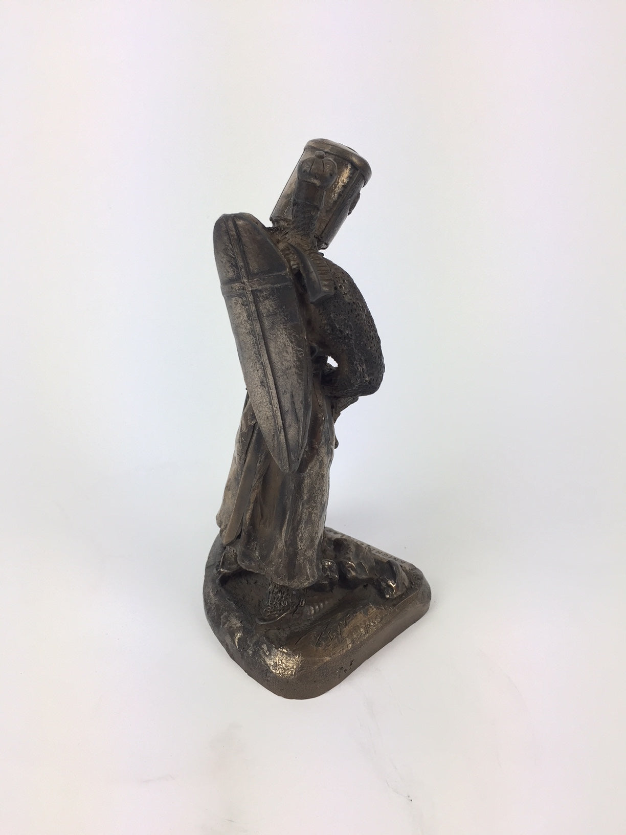 Knight Templar Standing 1120 Cold Cast Bronze Statue | Handmade in England