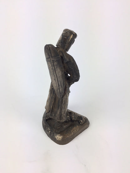 Knight Templar Standing 1120 Cold Cast Bronze Statue | Handmade in England