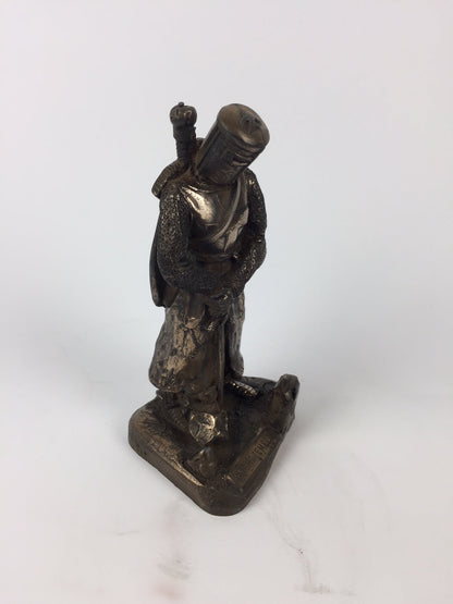 Knight Templar Standing 1120 Cold Cast Bronze Statue | Handmade in England