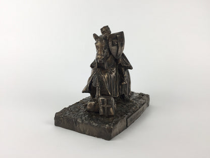 Knight Templar On Horse 1177 Cold Cast Bronze Military Statue