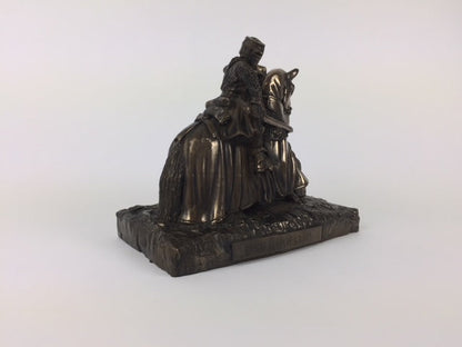 Knight Templar On Horse 1177 Cold Cast Bronze Military Statue
