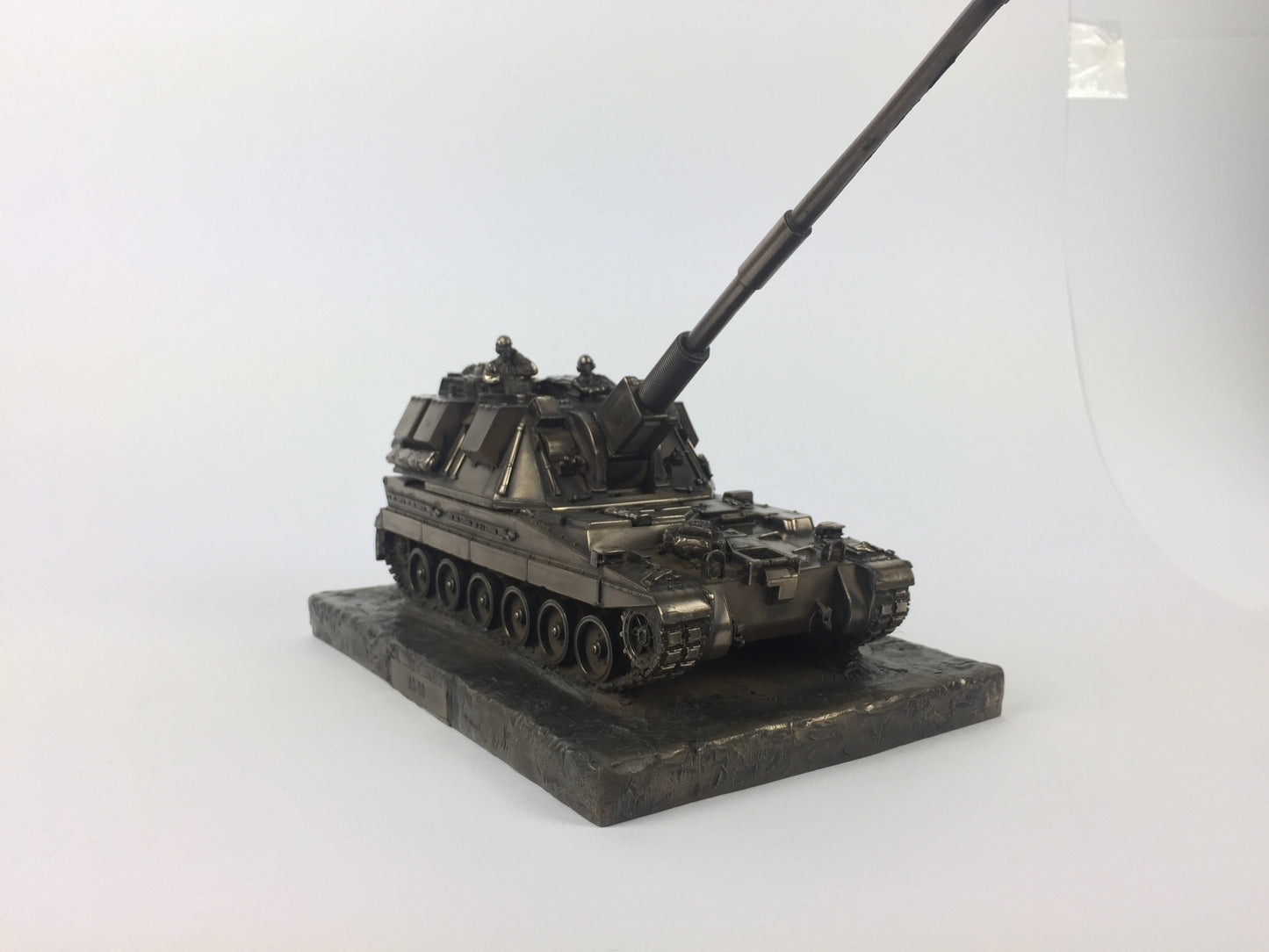AS-90 Self Propelled Gun Cold Cast Bronze Military Statue | Handmade in England