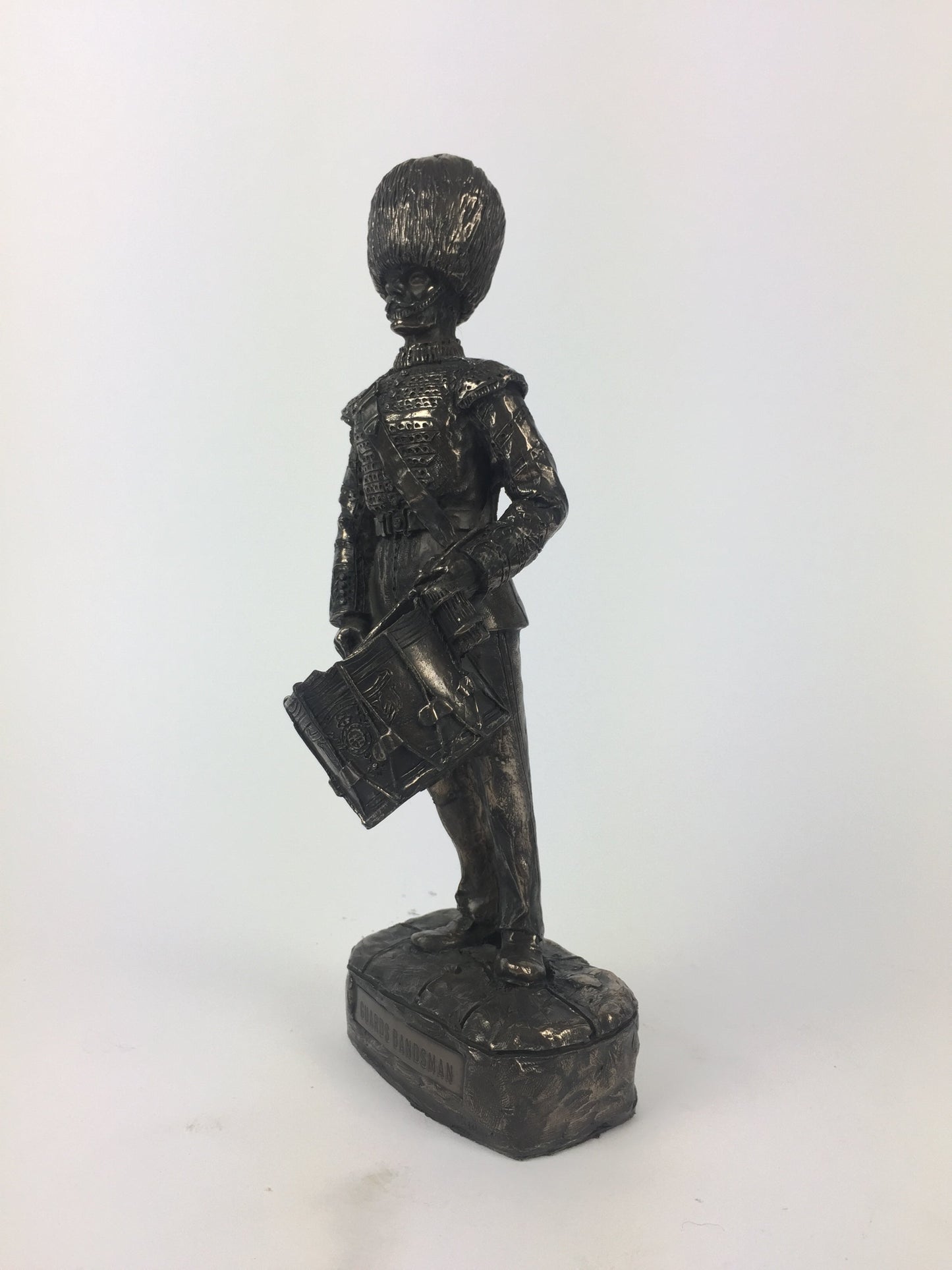 Guardsman Drummer Cold Cast Military Statue | Handmade in England
