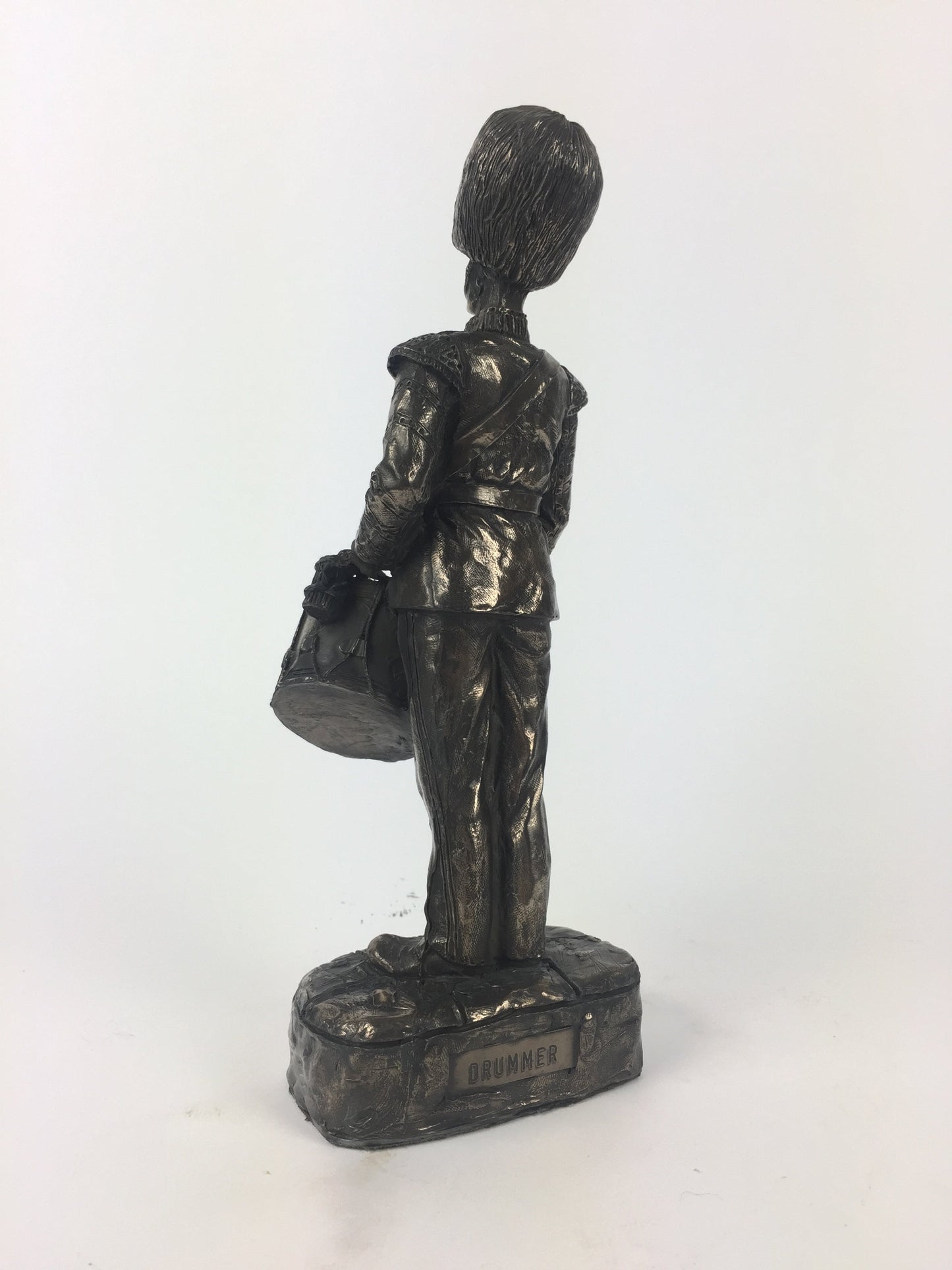 Guardsman Drummer Cold Cast Military Statue | Handmade in England