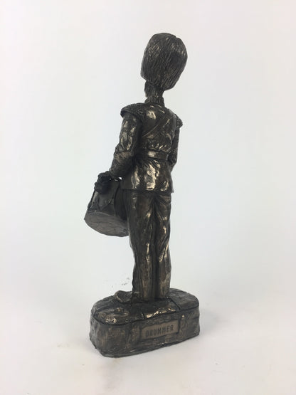 Guardsman Drummer Cold Cast Military Statue | Handmade in England