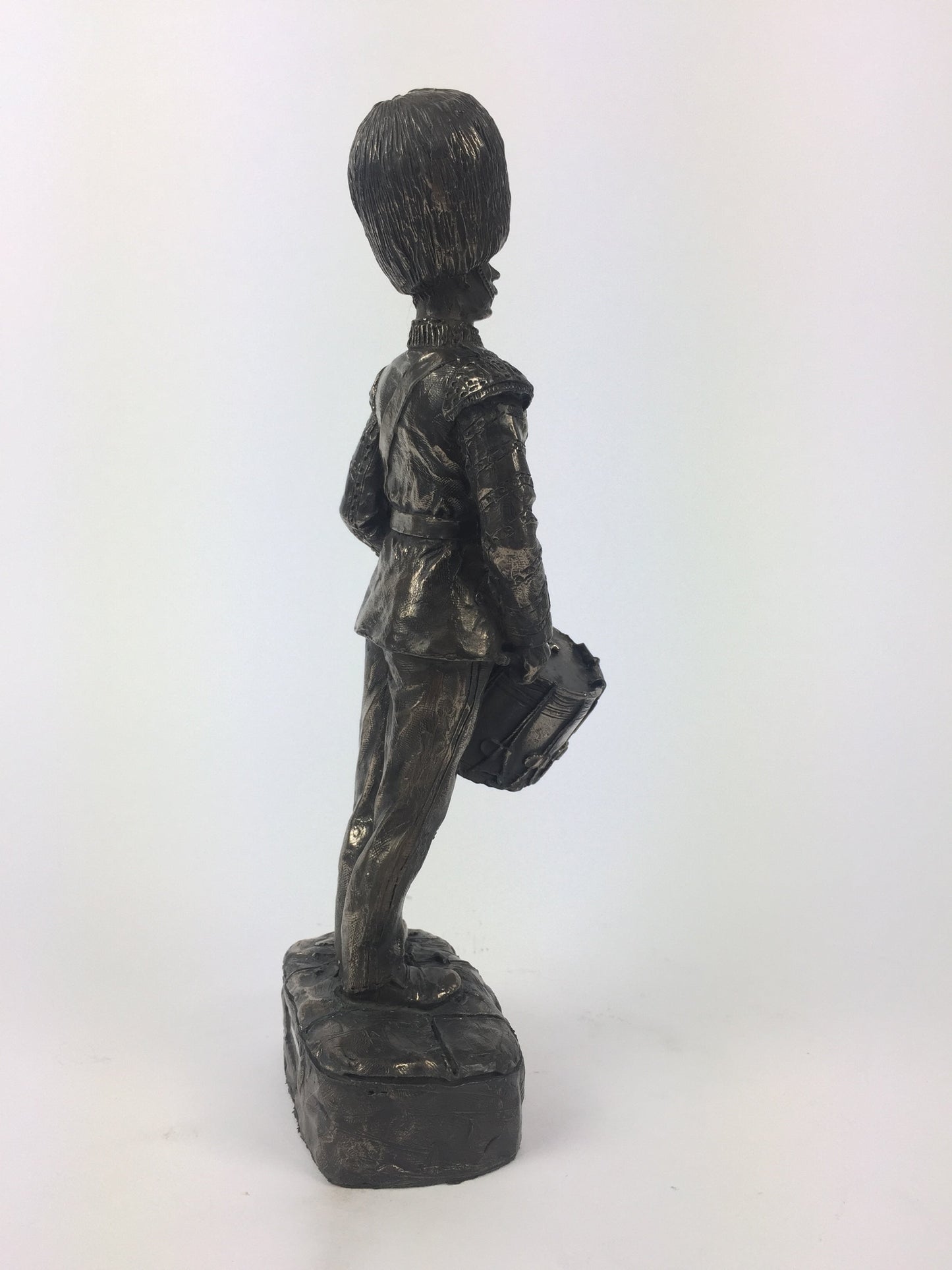 Guardsman Drummer Cold Cast Military Statue | Handmade in England