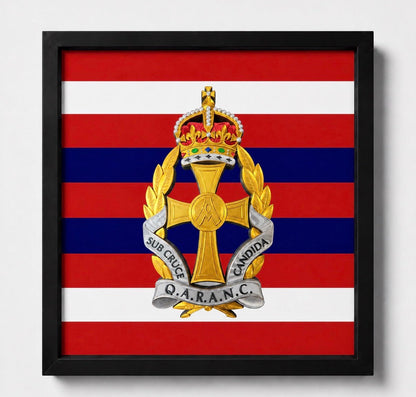QARANC King's Crown Cap Badge Display Frame | Official MOD-Licensed Gift