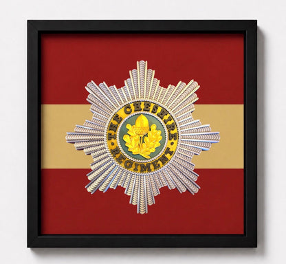 Cheshire Regiment 3D Cap Badge Display Frame | Full Colour