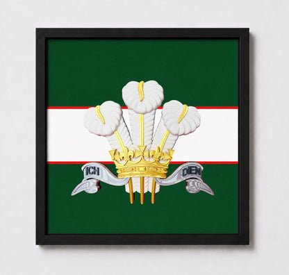 Royal Regiment of Wales Cap Badge Display Frame | Official MOD-Licensed Gift