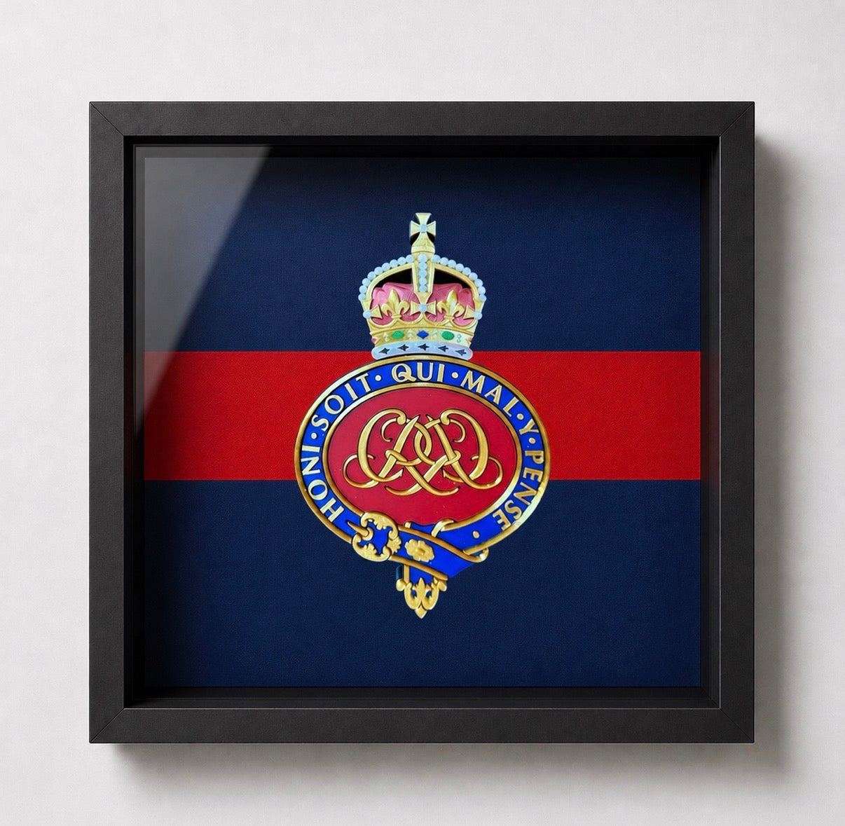 Grenadier Guards Cap Badge Display Frame – King's Crown | Officially Licensed