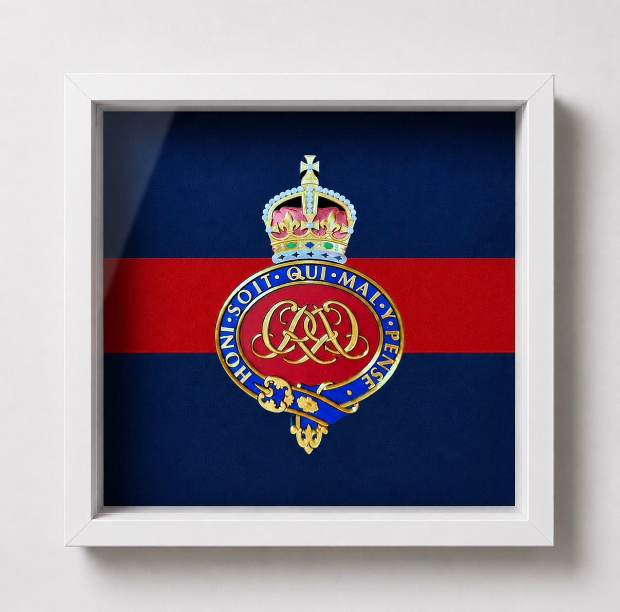 Grenadier Guards Cap Badge Display Frame – King's Crown | Officially Licensed