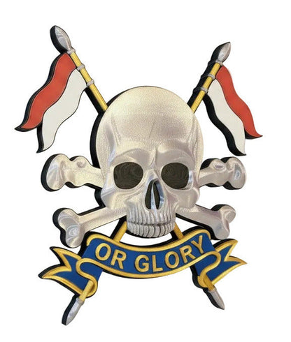 The Royal Lancers (Queen Elizabeth's Own) 3D Printed Cap Badge