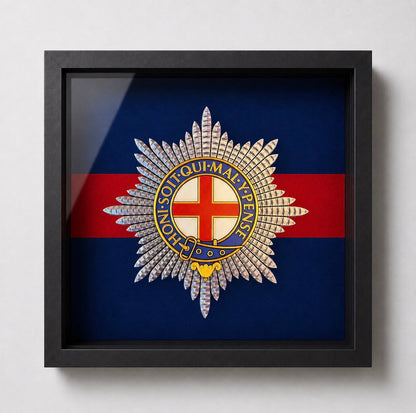 Coldstream Guards Cap Badge Display Frame | Officially Licensed