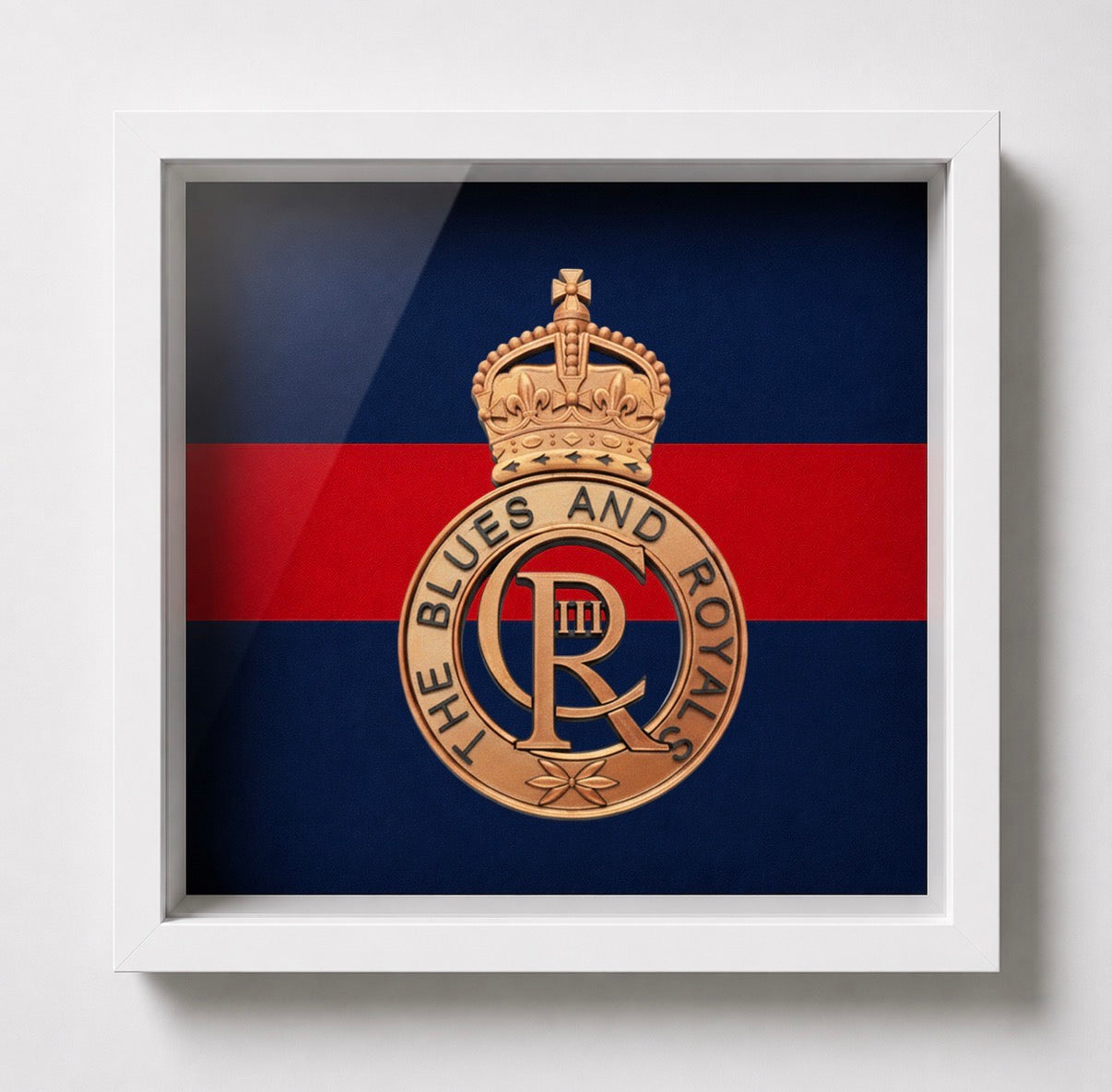 Blues and Royals Cap Badge Display Frame – King's Crown | Officially Licensed