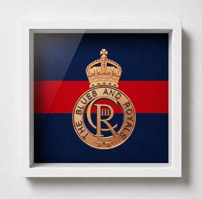 Blues and Royals Cap Badge Display Frame – King's Crown | Officially Licensed