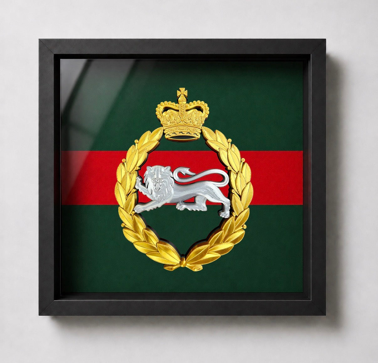 King's Own Royal Border Regiment Regimental Colours Display Frame | Officially Licensed