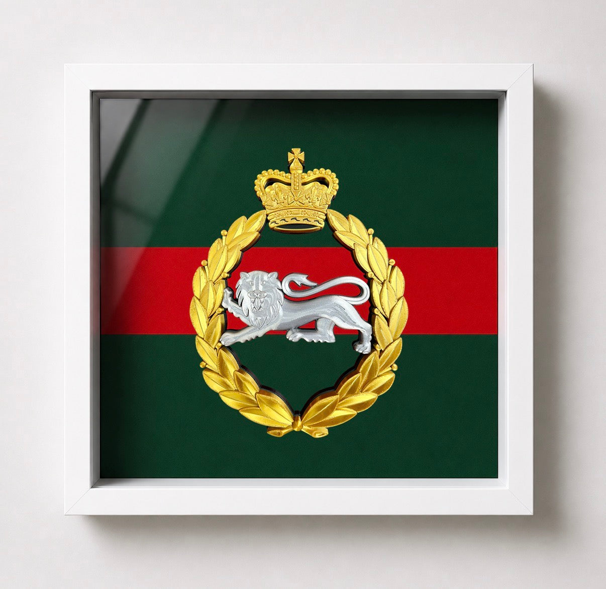 King's Own Royal Border Regiment Regimental Colours Display Frame | Officially Licensed