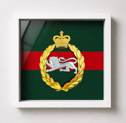 King's Own Royal Border Regiment Regimental Colours Display Frame | Officially Licensed