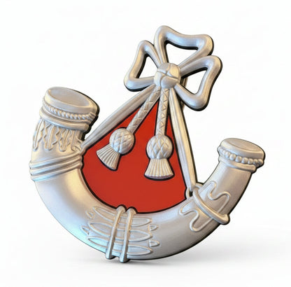 Light Infantry Cap Badge – Red Centre | Officially Licensed