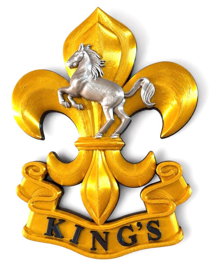 The King's Regiment Cap Badge | Officially Licensed