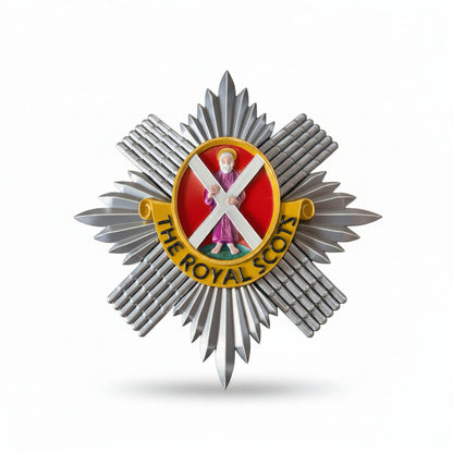 The Royal Scots (The Royal Regiment) 3D Printed Cap Badge