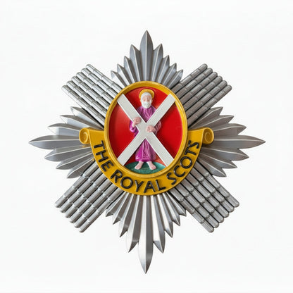 The Royal Scots (The Royal Regiment) 3D Printed Cap Badge