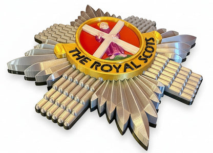 The Royal Scots (The Royal Regiment) 3D Printed Cap Badge