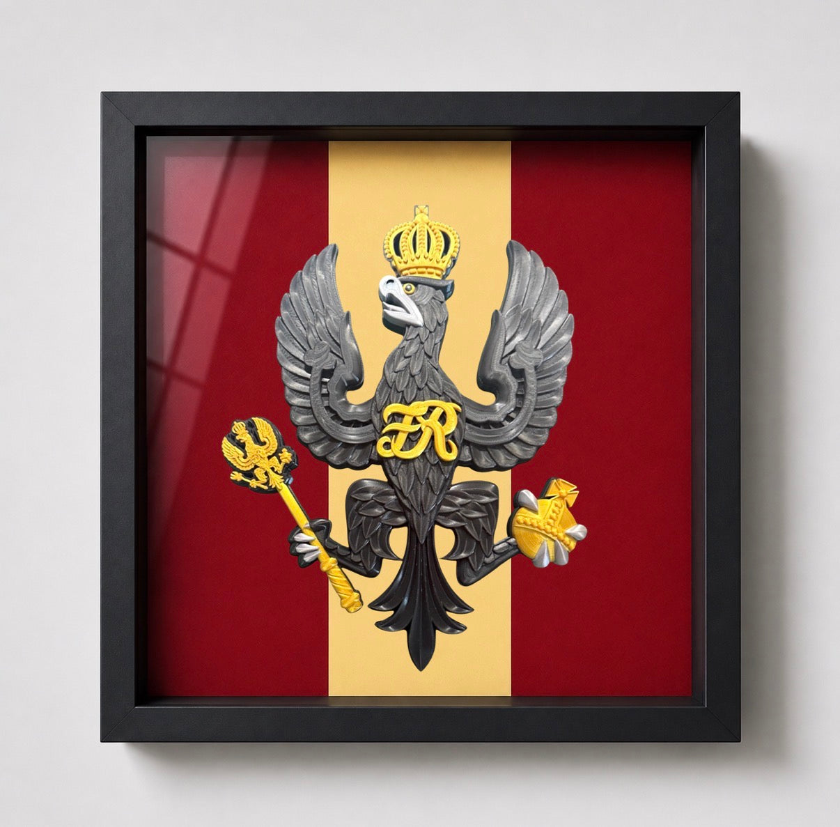 King's Royal Hussars Cap Badge Display Frame | Officially Licensed