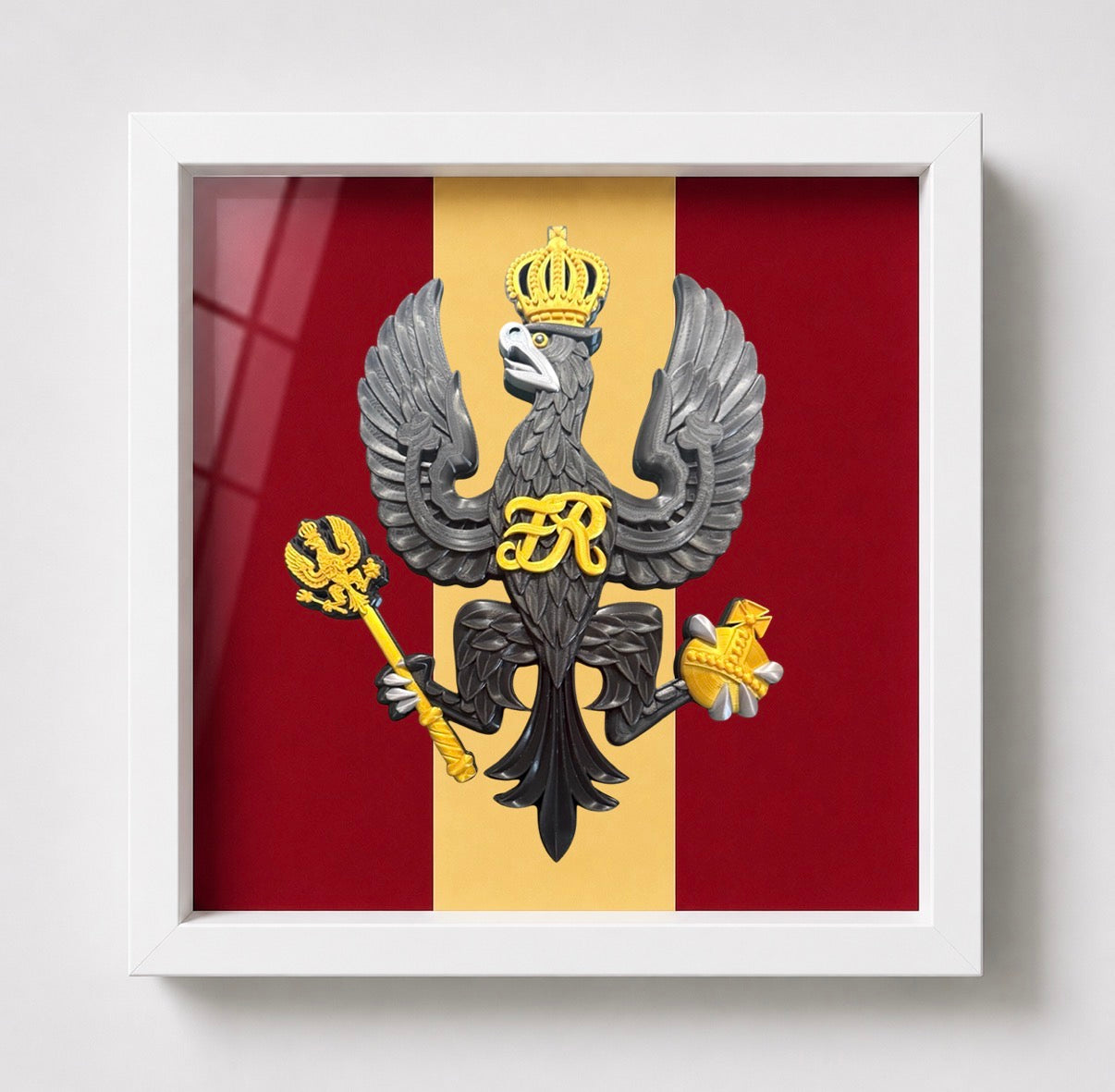 King's Royal Hussars Cap Badge Display Frame | Officially Licensed