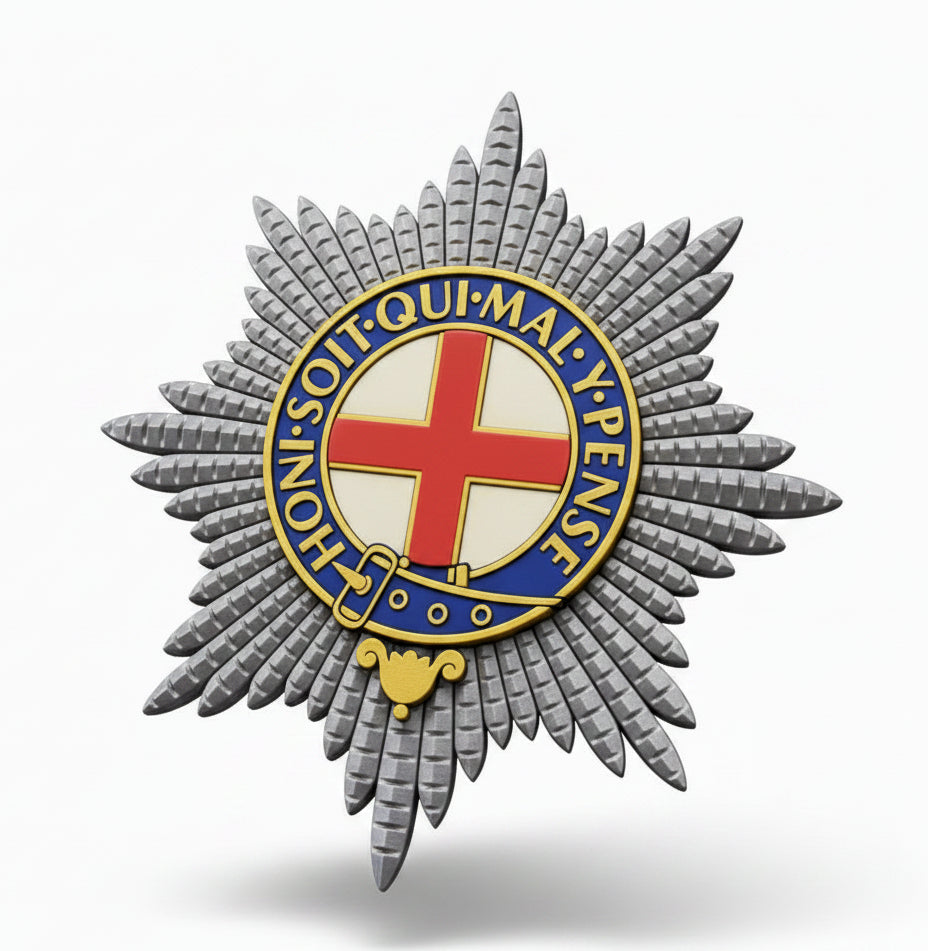 Coldstream Guards 3D Printed Cap Badge