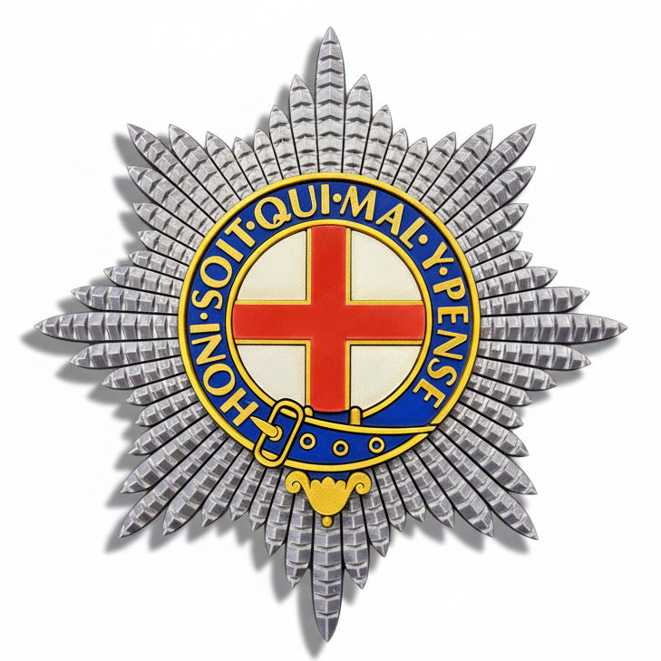 Coldstream Guards 3D Printed Cap Badge