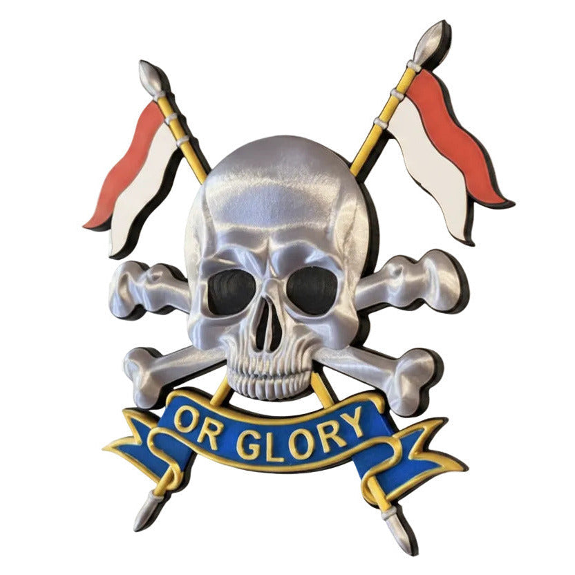 The Royal Lancers (Queen Elizabeth's Own) 3D Printed Cap Badge