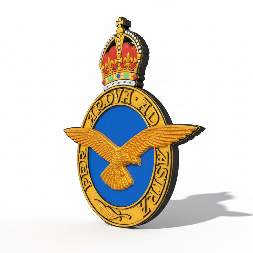 Royal Air Force 3D Printed Emblem King's Crown