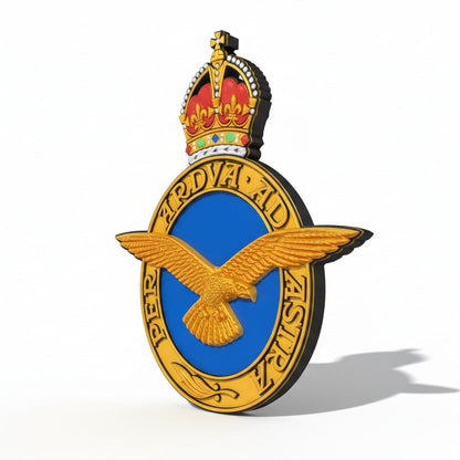 Royal Air Force 3D Printed Emblem King's Crown