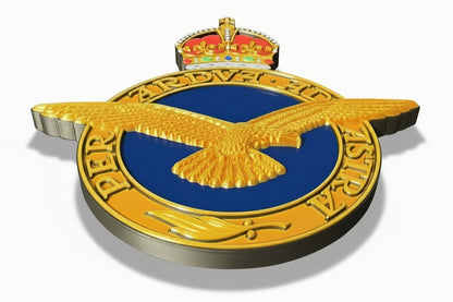 Royal Air Force 3D Printed Emblem King's Crown