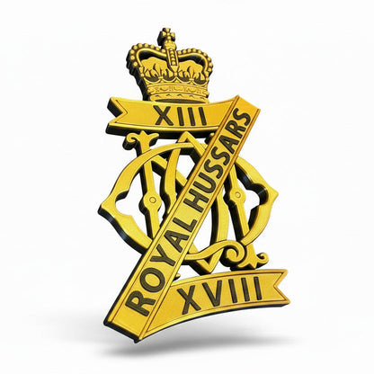 13th/18th Royal Hussars (Queen Mary's Own) Cap Badge