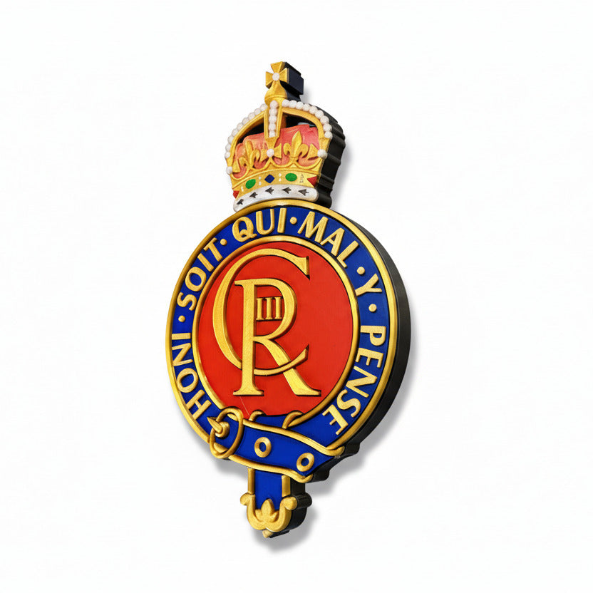 Household Cavalry King's Crown Cap Badge