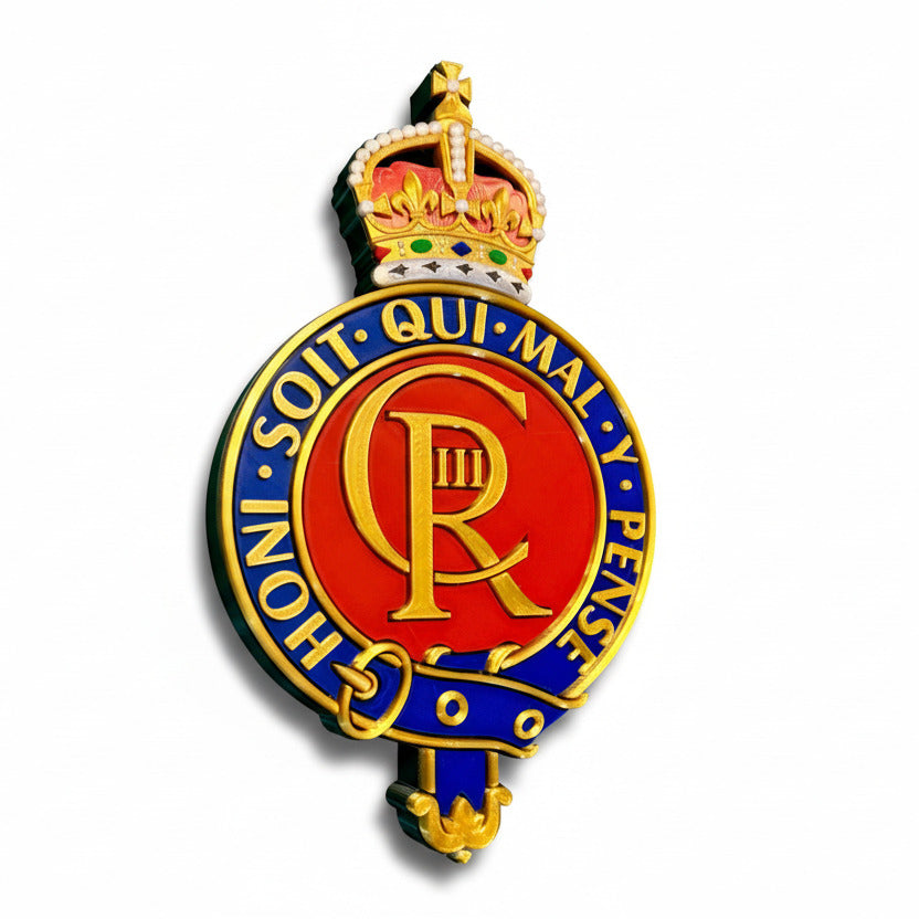 Household Cavalry King's Crown Cap Badge