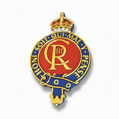 Household Cavalry King's Crown Cap Badge